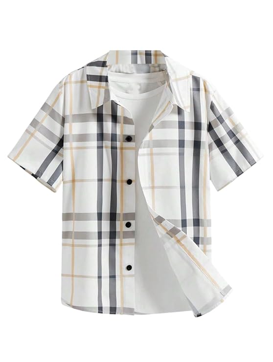 Boy's Graphic Regular Fit Shirt