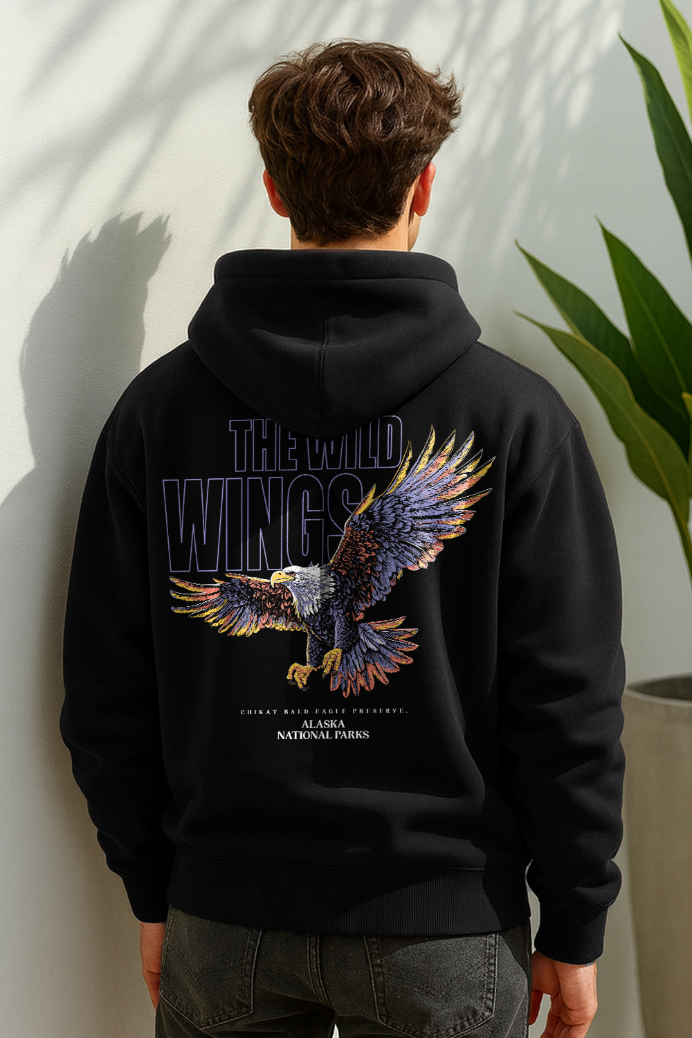 Wild Wings Oversized Hoodie for Free Spirit Style