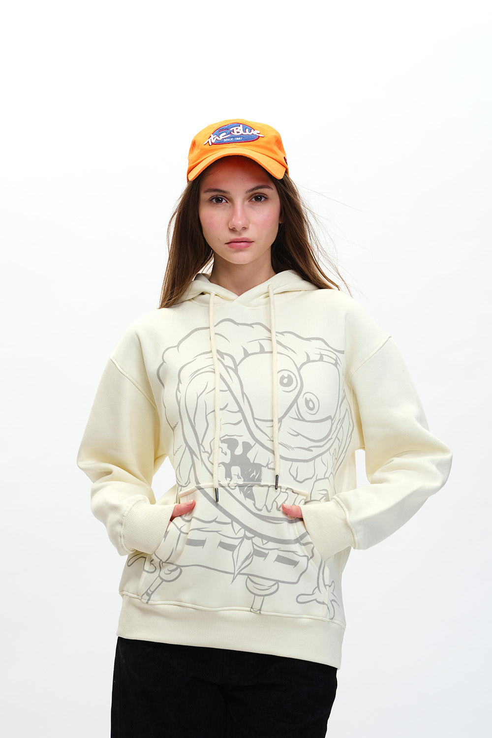 SpongeBob SquarePants Hoodie for Women Playful Cartoon Edition
