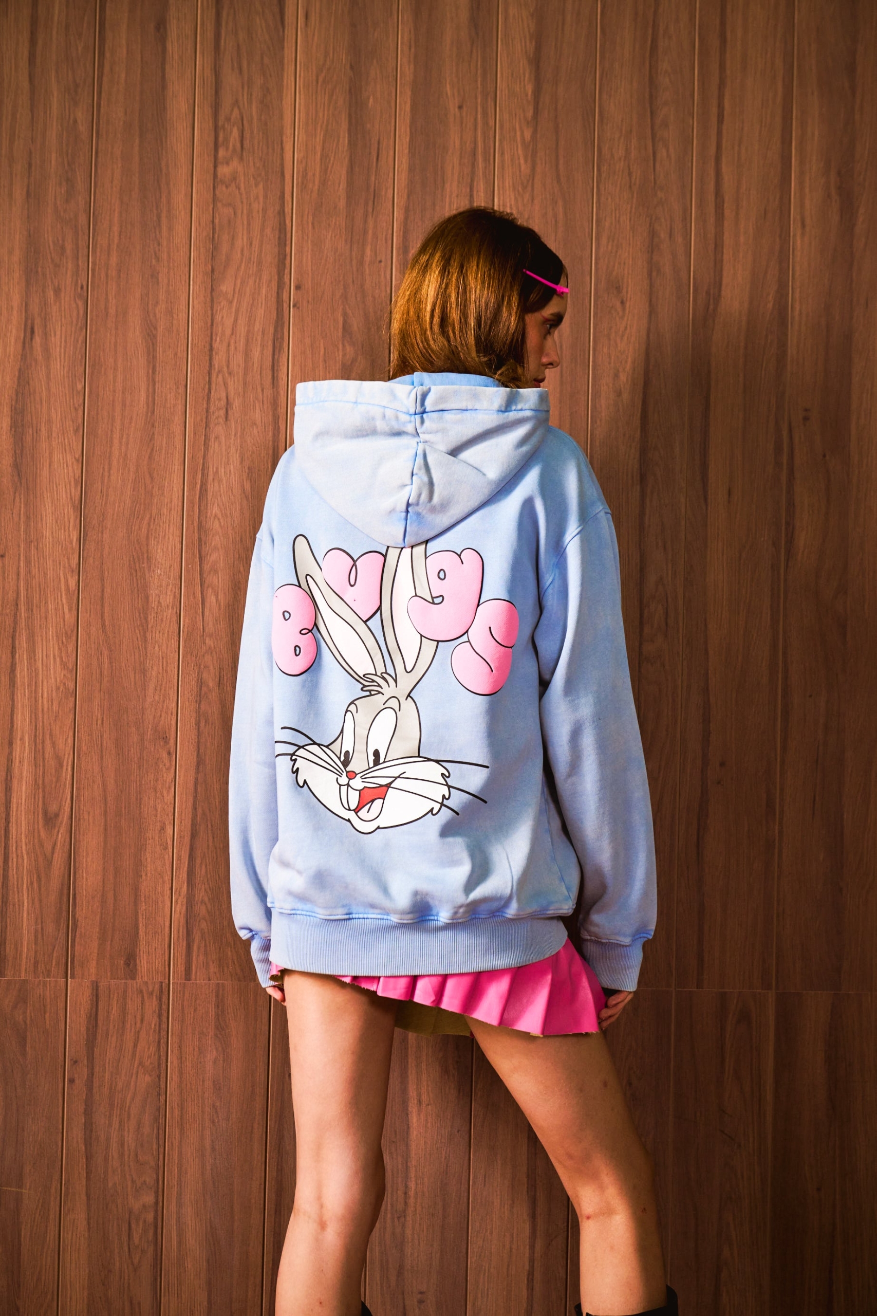 Cloud Bunny Hoodie for Women Adorable Soft Graphic Hoodie