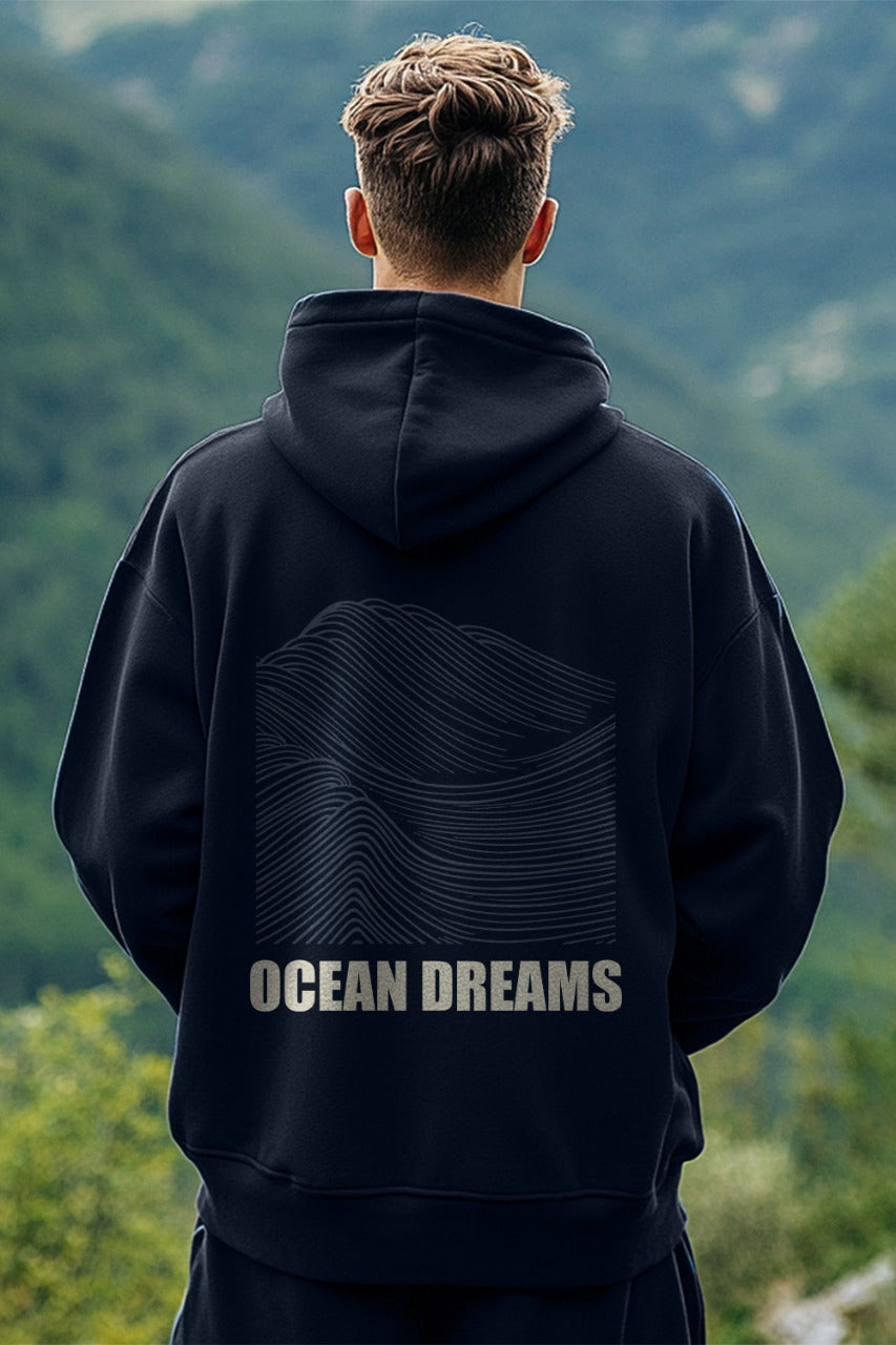 Ocean Dreams Oversized Hoodie for Coastal Comfort