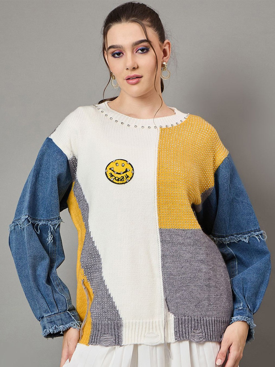 Yellow Radiance Woolen Sweater for Women Bright Cozy Winter Style