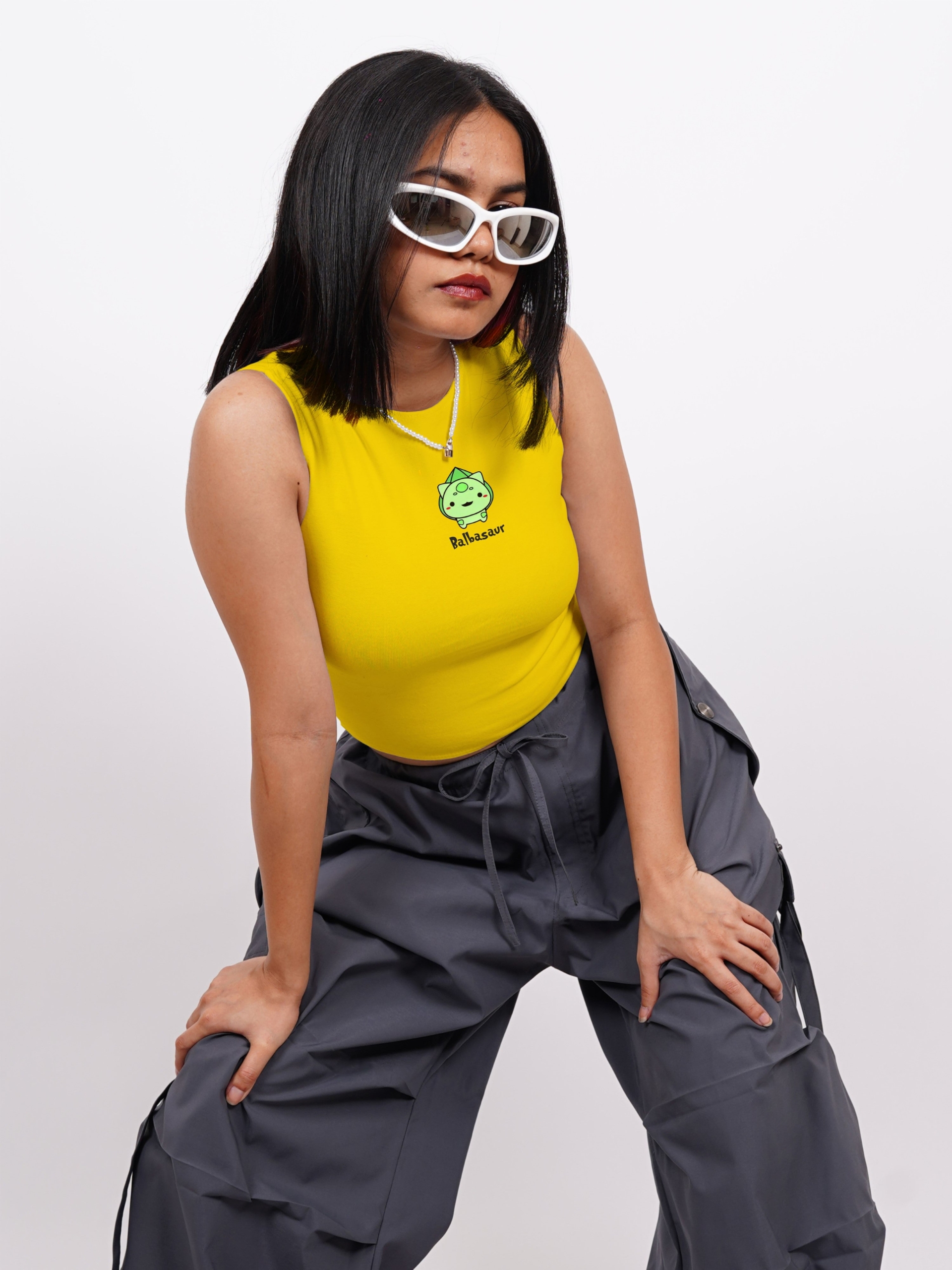 Womens Pokemon Bulbasaur Sleeveless Rachel Tank Top