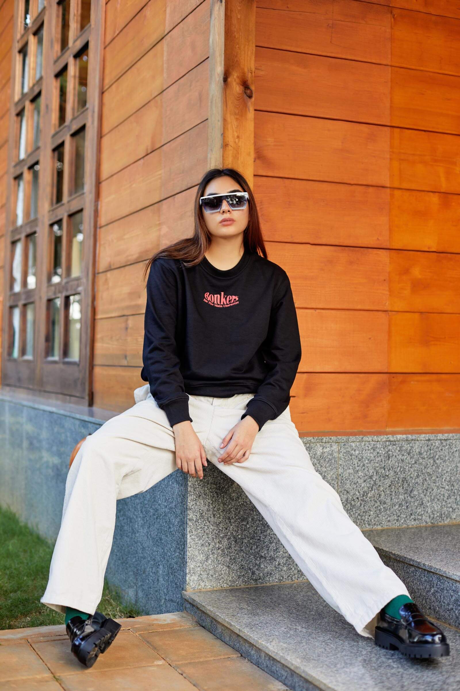 Main Character Sweatshirt for Women Trendy Statement Streetwear