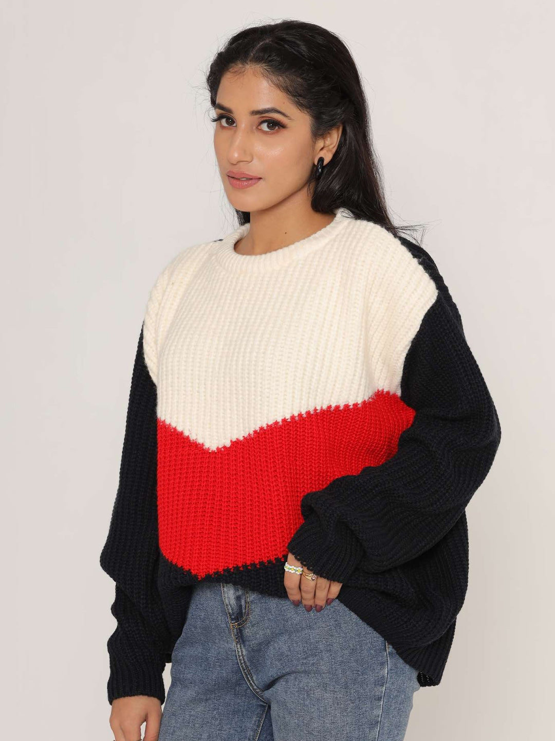 Tommy Oversized Pullover for Women Street Style Winter Outfit