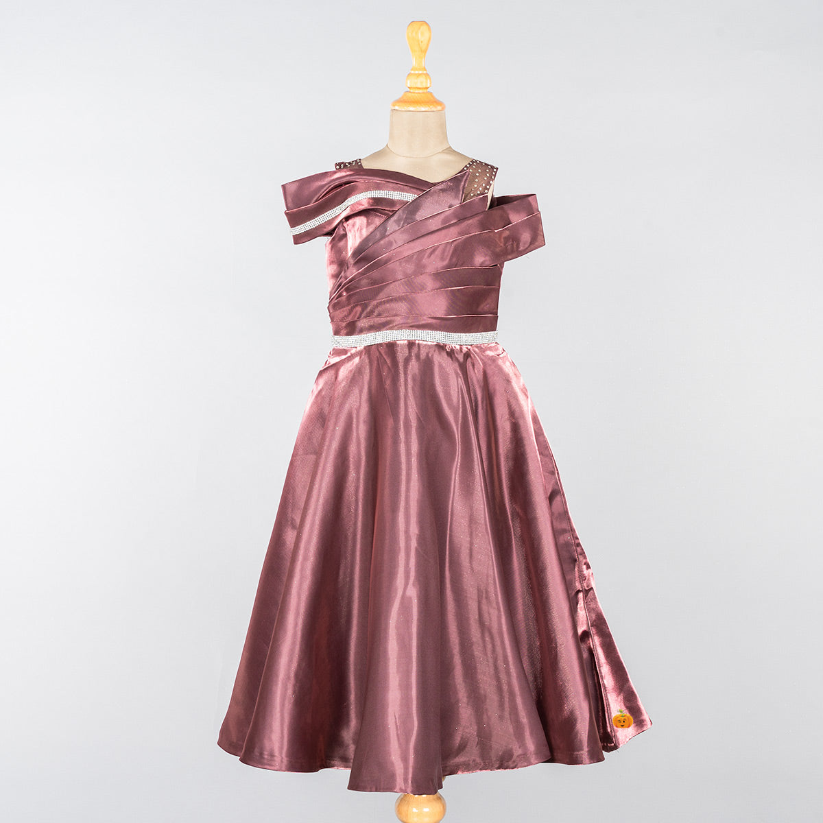 Onion Long Off Shoulder Girls Gown