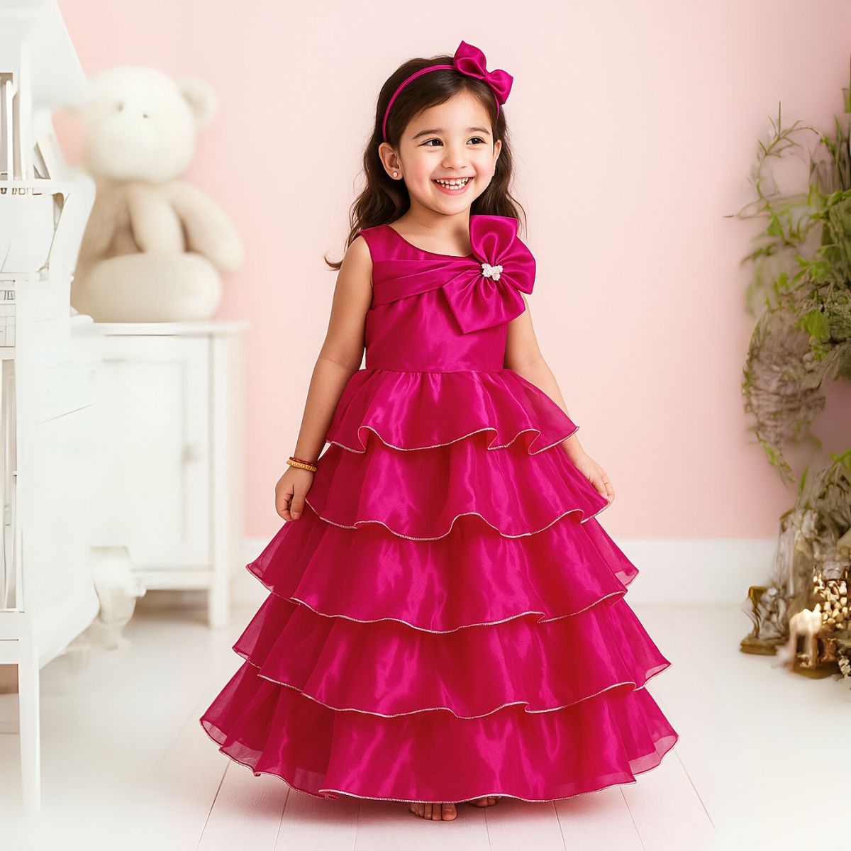 Rani Layered Gown for Girls